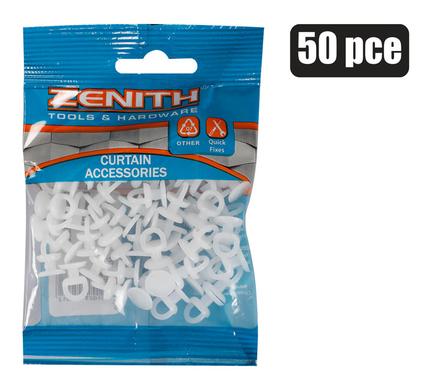 Curtain slides dumbell pack-50 zenith