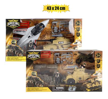 Boys playset combat 43x24cm